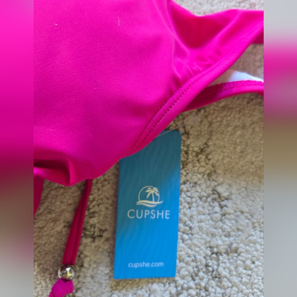 🌻NWT, Cupshe, Women's Pink Bralette, Sz. L - Picture 2 of 5